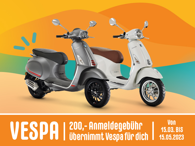 Vespa Anmeldebonus