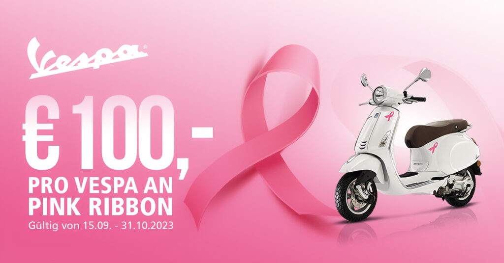 Vespa Pink Ribbon