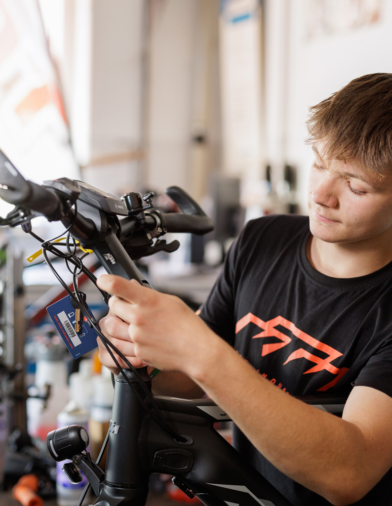 Kontakt zur Fahrradwerkstätte des ATZ Steinakirchen