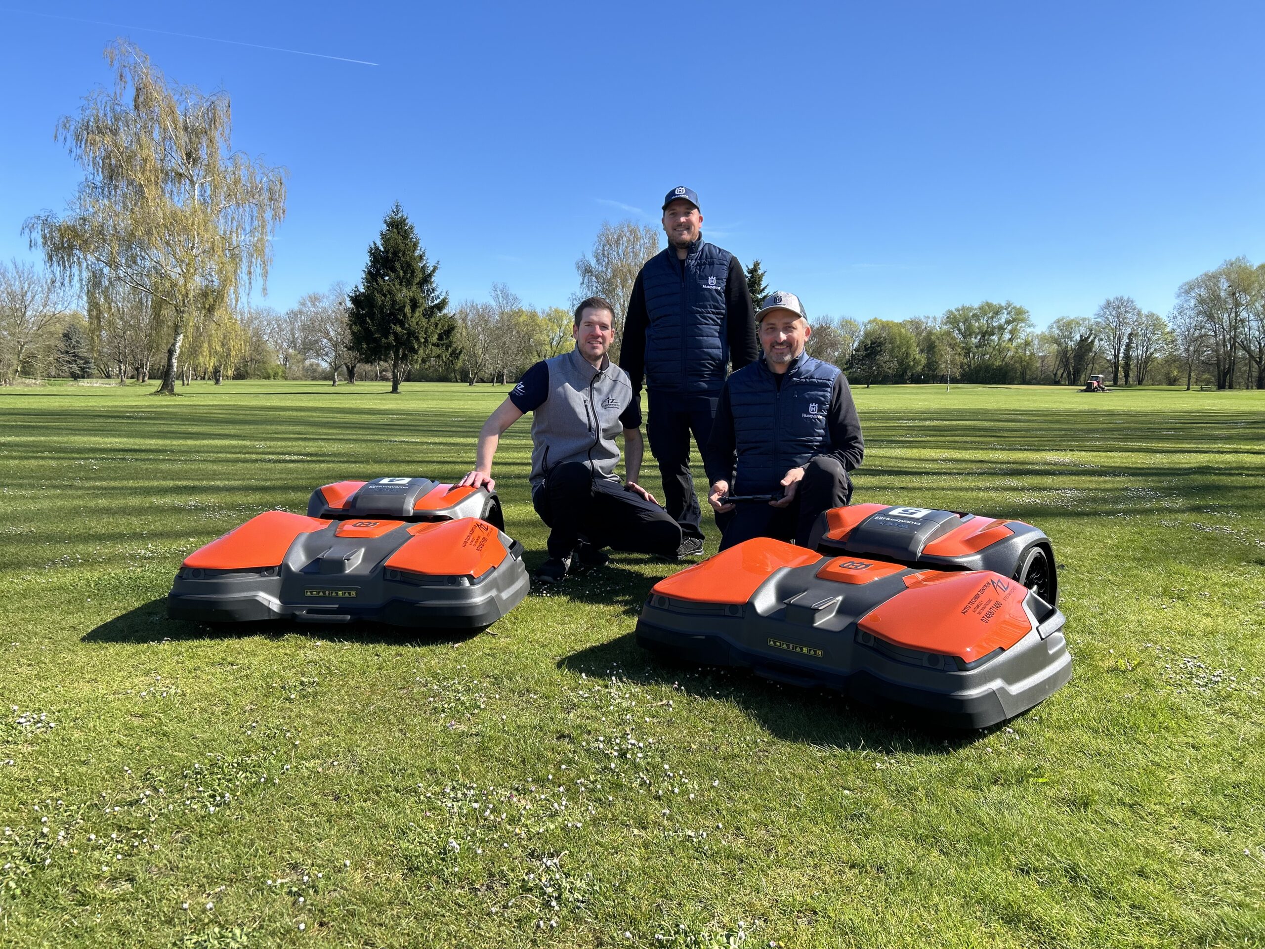 Husqvarna CEORA Profi-Mähroboter Übergabe